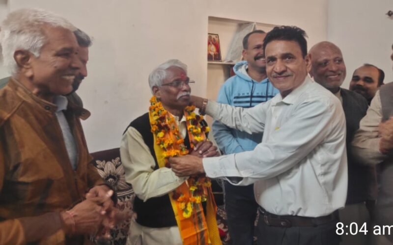 केबिनेट मंत्री बाबूलाल खराड़ी का स्वागत