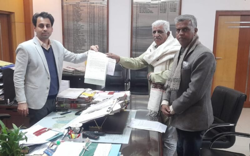 जोशी ने फतहनगर- सनवाड में भूदान यज्ञ बोर्ड की अवैध भूमि के नामान्तरण की जांच कराने की मांग