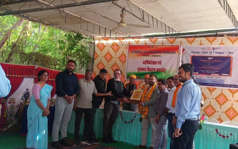 रोटरी एलीट ने करवाया कक्षा कक्ष का पुनर्निर्माण