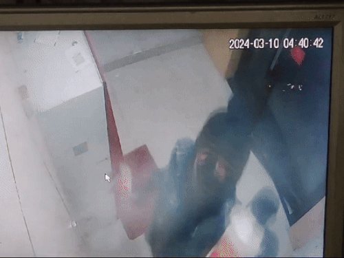 उदयपुर में लुटेरों ने गैस कटर से काटा एटीएम, 14 लाख की लूट