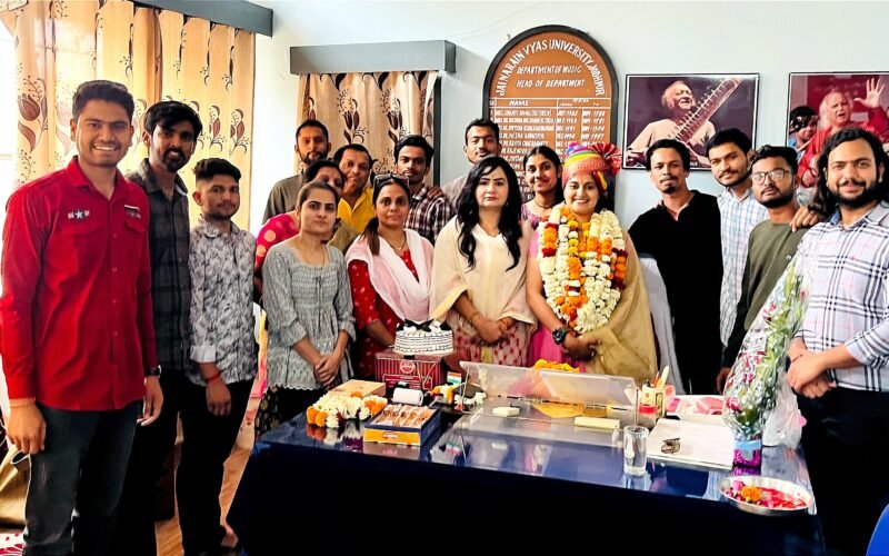 उदयपुर की डॉ. भूमिका बनी जेएनवीयू के संगीत विभाग की अध्यक्ष