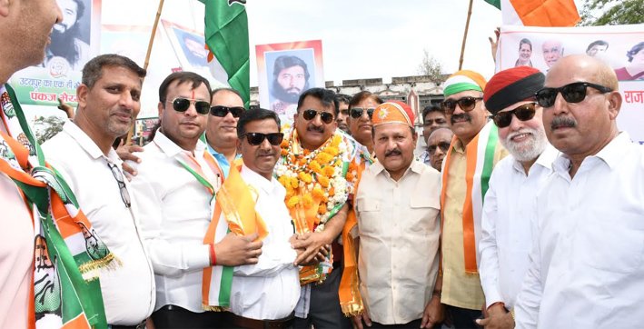 शर्मा को लोकसभा वॉर रूम का प्रभारी नियुक्त होने के बाद प्रथम बार उदयपुर आगमन किया स्वागत