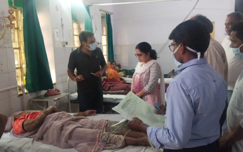जिला कलक्टर ने किया जिला चिकित्सालय का निरीक्षण