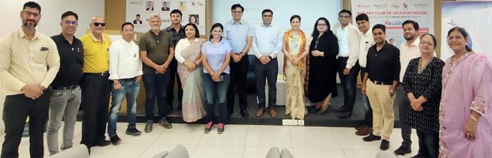 सर्वाइकल कैंसर के प्रति जागरूकता के तहत रोटरी क्लब उद्यम का प्रोजेक्ट अंकुश शुरू