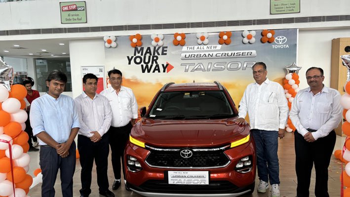उदयपुर में टोयोटा किर्लोसकर मोटर ऑल न्यू अर्बन क्रूजर टाइजर लॉन्च