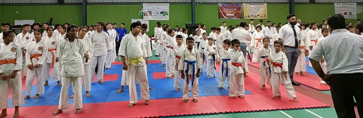 दो दिवसीय 22वीं तेनशिनकन नेशनल कराटे चेम्पियनशीप शुरू