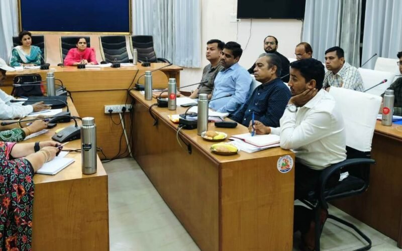 जिला प्रमुख की अध्यक्षता में हुई स्थाई समितियों की बैठक