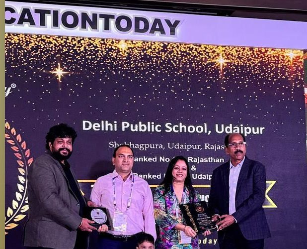 डी पी एस, उदयपुर सह-शैक्षणिक शिक्षण में राजस्थान राज्य में प्रथम रैंक पर हुआ पुरस्कृत