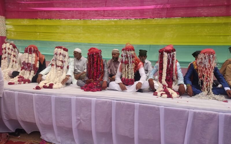 इज्तेमाई शादी में 11 जोड़ों ने कबूल किया एक-दूसरे का साथ