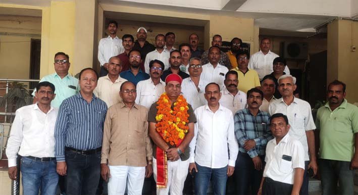 हेमन्त कुमार पालीवाल बने अखिल राजस्थान राज्य कर्मचारी संयुक्त महासंघ के जिला अध्यक्ष