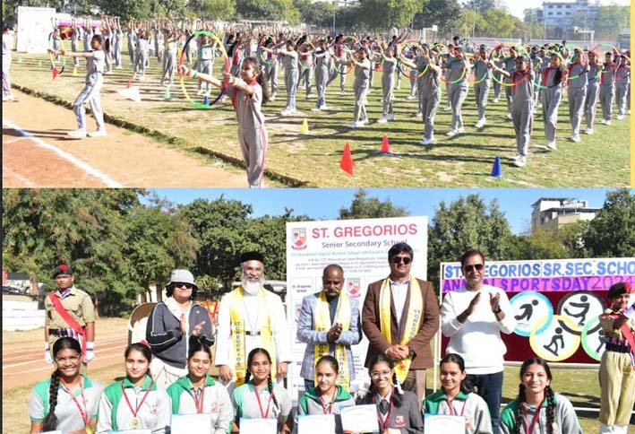 खेल के रंग, ग्रिगोरियन के संगःवार्षिक क्रीड़ा दिवस का शानदार आयोजन