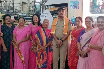 महावीर इंटरनेशनल के स्वर्ण जयन्ती रथ यात्रा का भव्य स्वागत