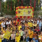विश्व हास्य दिवस पर सहेलियों की बाड़ी में जमके लगे ठहाके