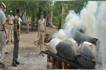 बारां पुलिस ने ₹3.45 करोड़ से अधिक के मादक पदार्थ और उपकरण किए नष्ट