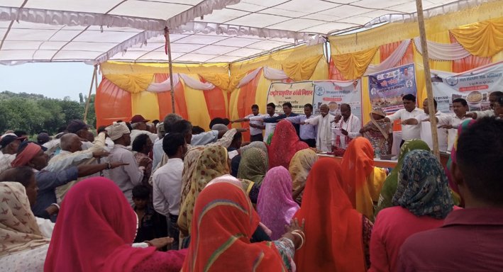 वंदे गंगा जल संरक्षण जन अभियान के तहत सफाई,पौधारोपण एवं जन जागरण कार्यक्रम