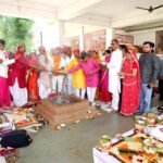 ओंकारेश्वर महादेव मंदिर प्रांगण में प्राण प्रतिष्ठा संपन्न