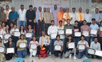 नागदा ब्राम्हण समाज का पांचवा प्रतिभा सम्मान समारोह सम्पन्न