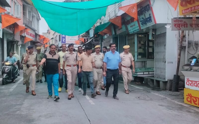 भगवान जगन्नाथ रथ यात्रा : प्रशासन व पुलिस की संयुक्त टीम ने किया रूट मार्च