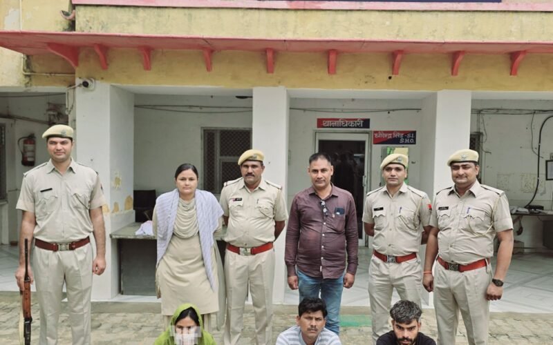 अलवर पुलिस ने सुलझाई हत्या की गुत्थी, 3 आरोपी गिरफ्तार