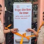 निःशुल्क भोजन सेवा समिति ने धानमण्डी थाने में लगाया वाटरकूलर