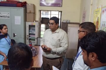 भीलवाड़ा : सीएमएचओ डॉ. गोस्वामी ने किया माण्डलगढ़ अस्पताल का निरीक्षण