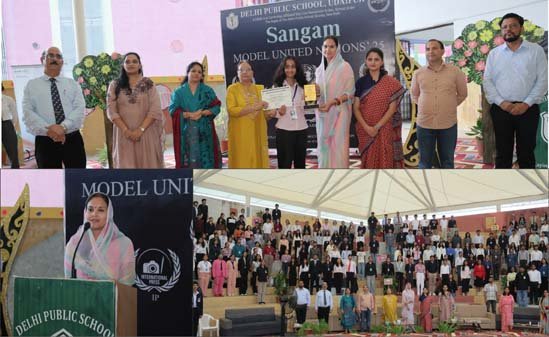 डी पी एस,उदयपुर में “संगम : मॉडलयूनाइटेड नेशंस- 2025” का भव्य समापन