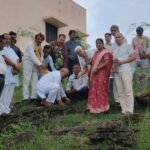  भारत विकास परिषद द्वारा हरी ओम जनजाति छात्रावास में वृक्षारोपण 