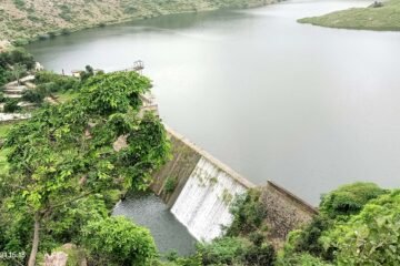 खेरवाड़ा के पेयजल हेतु माना जाने वाला लाइफ लाइन गोदावरी डेम ओवरफ्लो
