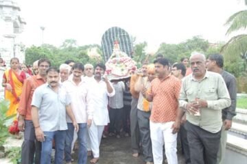 रजत पालकी में सवार हो महाकालेश्वर ने की मंदिर परिक्रमा