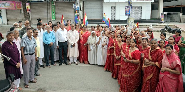 साध्वी श्री वृद्धिरेखाश्री जी ने किया चातुर्मासिक मंगल प्रवेश