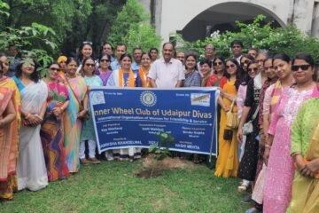 इनरव्हील क्लब उदयपुर दीवास ने किया वृक्षारोपण