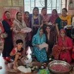 भीलवाड़ा : सिंधी समाज की महिलाओं ने श्रद्धा और उल्लास से मनाया नंडी सतहँ पर्व