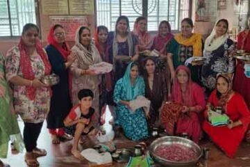 भीलवाड़ा : सिंधी समाज की महिलाओं ने श्रद्धा और उल्लास से मनाया नंडी सतहँ पर्व