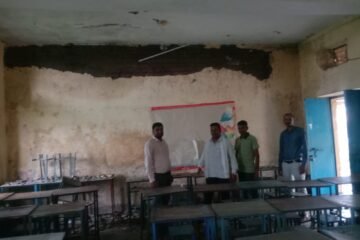 बांसवाड़ा : प्रार्थना के वक्त कमरे का प्लास्टर गिरा, विद्यालय अमरथून में हड़कंप