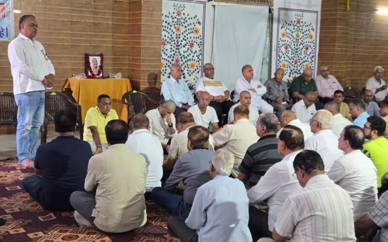सिंधी समाज के वरिष्ठ समाजसेवी अशोक कुमार पाहुजा के निधन से शोक की लहर