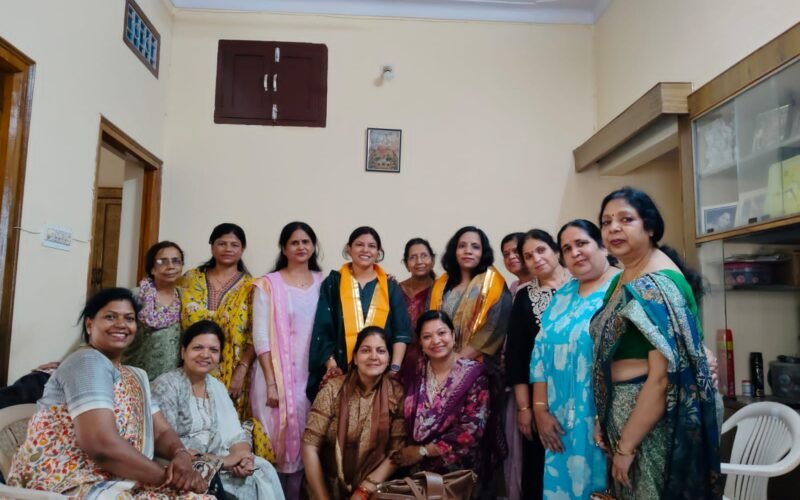 अखिल भारतीय अग्रवाल महासभा जिला महिला प्रकोष्ठ की बैठक संपन्न