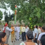 श्री चित्रगुप्त सभा उदयपुर द्वारा ध्वजारोहण एवं सम्मान समारोह हर्षोउल्लास से मनाया