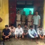 शांति भंग में 6 गिरफ्तार 