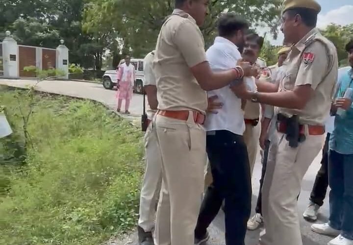 एमएलएसयू में कुलपति के बयानों और वित्तीय अनियमितताओं के खिलाफ छात्रों का उग्र प्रदर्शन, अध्यक्ष समेत चार हिरासत में