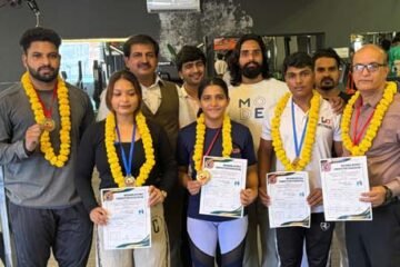 भीलवाड़ा : जिला स्तर पर जीते गए खिलाड़ियों का किया सम्मान