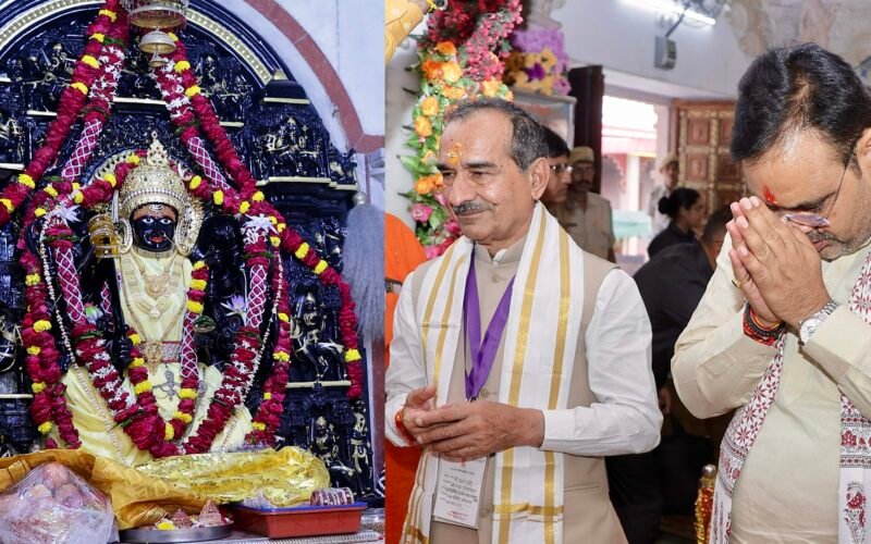 मुख्यमंत्री श्री भजनलाल शर्मा ने त्रिपुर सुंदरी मंदिर में पूजा-अर्चना कर प्रदेश की खुशहाली की कामना की