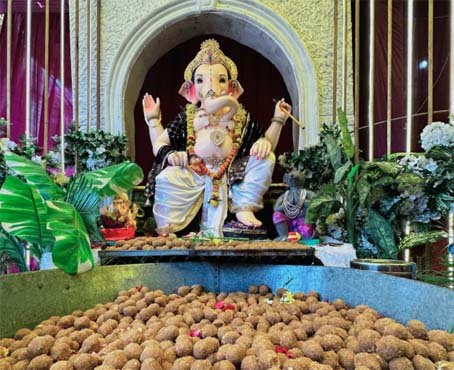 बड़ोदिया की स्वस्तिक कॉलोनी में गणेशोत्सव की धूम