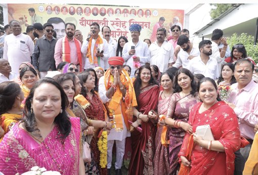 दीपोत्सव स्नेह मिलन कार्यक्रम में जिलाध्यक्ष गजपाल सिंह राठौड़ का जन्मोत्सव हर्षोल्लास से मनाया गया