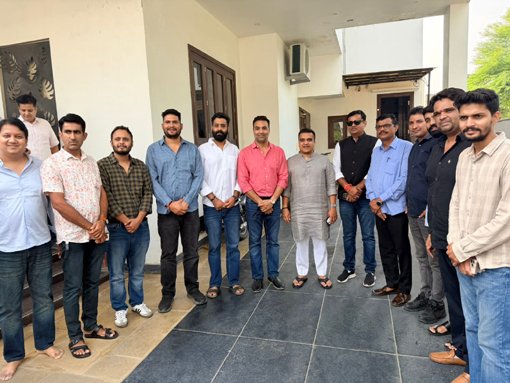 गुजरात के उपमुख्यमंत्री हर्ष संघवी का उदयपुर में हुआ स्वागत-अभिनंदन