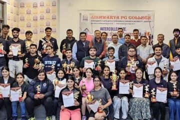 ऐश्वर्या कॉलेज में इंटरकॉलेजिएट टेबल टेनिस और शतरंज टूर्नामेंट का शानदार समापन