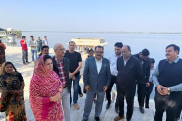 राजसमंद : सांसद और विधायक मेवाड़ ने ऐतिहासिक नौ चौकी पाल का किया निरीक्षण