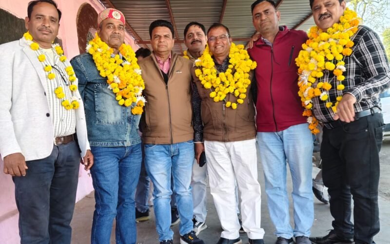 *महिपाल भूता जिलामंत्री ओर सभाध्यक्ष डाया लाल यादव बनने पर भव्य स्वागत*