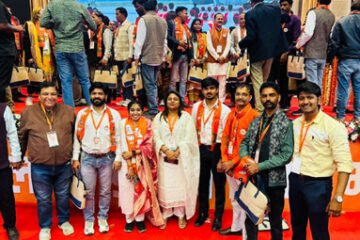 भाजपा राजस्थान सोशल मीडिया वॉरियर्स मीट 2025 में उदयपुर शहर जिला की भागीदारी