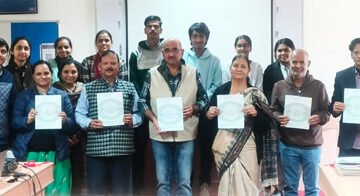 विद्याभवन पॉलिटेक्निक वार्षिक पत्रिका  ” नवदृष्टि”  का विमोचन 