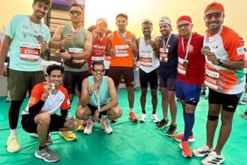 मेवाड़ी रनर्स ने 9वीं अदाणी अहमदाबाद मैराथन में लहराया परचम, 16 धावकों ने पूरा किया लक्ष्य